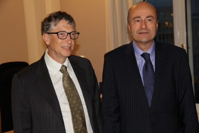 Hans Brattskar and Bill Gates