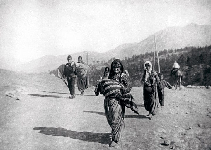 Armenians fleeing