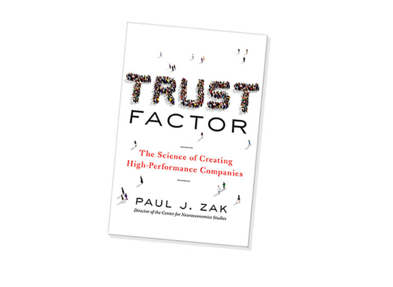 Cover of Paul Zak's book Trust Factor