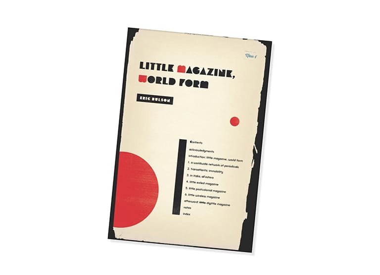 Book cover of Little Magazine, World Form