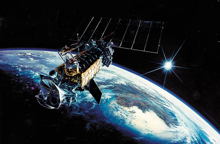 Photo of a satellite