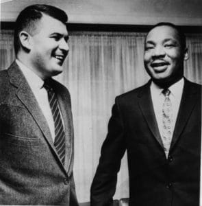 John Maguire with Martin Luther King, Jr. in 1961