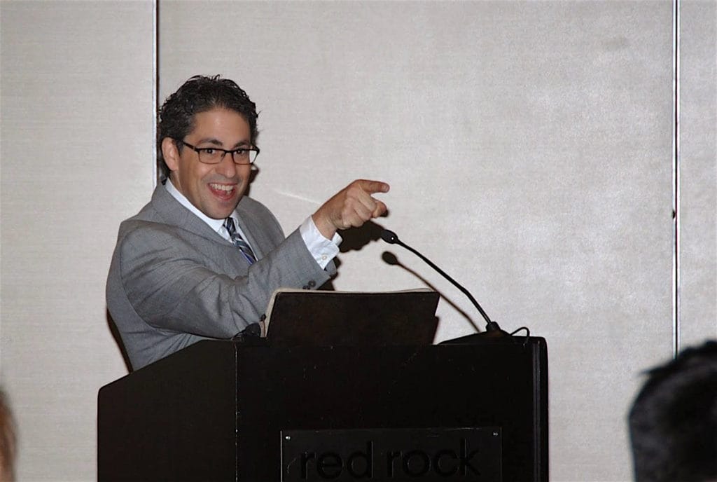 Jason Siegel at the Western Psychological Association’s 2015 conference in Las Vegas.