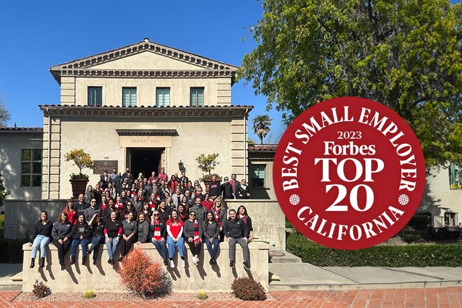 CGU Forbes Top 20 Best Small Employers in California